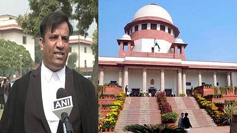 (L) Petitioner's advocate Varun Thakur, Supreme Court