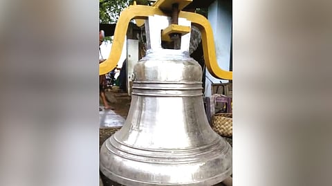 The 650 kg bell made in Eral for Ram Temple in Ayodhya.