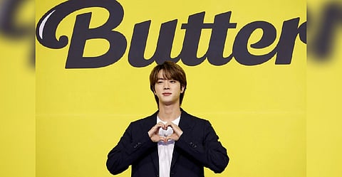 K-pop boy band BTS member Jin