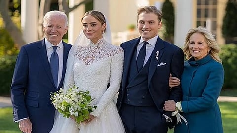 Joe and Jill Biden with the couple