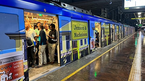 Metro service has been restored after rectification of the Over Head Equipment (OHE) power supply