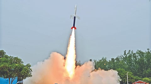 Skyroot Aerospace startup's Vikram-S rocket lifts off into space