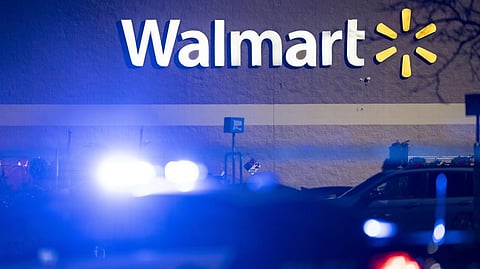 Law enforcement are at the scene of a mass shooting at a Walmart, Wednesday, Nov. 23, 2022, in Chesapeake, Va.