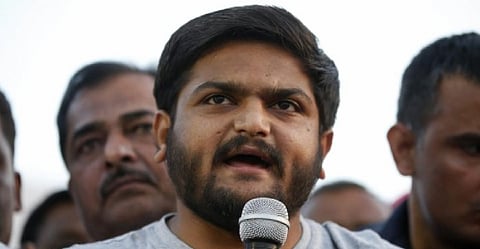 Former Congress working president Hardik Patel