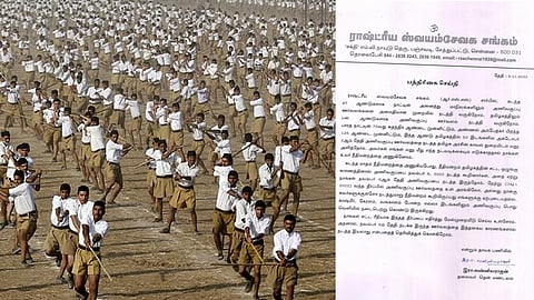(L) RSS Rally, Letter statin to postpone its scheduled route marches
