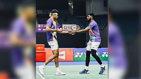 (L)Chirag Shetty; Satwiksairaj Rankireddy.