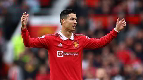 Portuguese footballer Cristiano Ronaldo