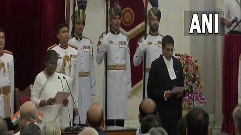 Justice DY Chandrachud takes oath as new Chief Justice of India.