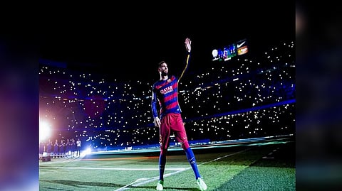 Barcelona star defender Gerard Pique