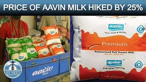 Price of Aavin premium milk hiked by 25%