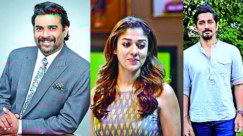 Madhavan, Nayanthara and Siddharth