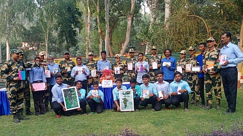 The seven-day border trip was planned by retired and current BSF personnel along with government school teachers