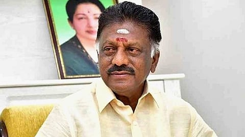 Former chief minister and ousted AIADMK leader O Panneerselvam
