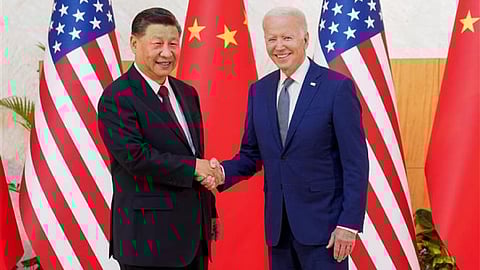 Chinese leader Xi Jinping and U.S. President Joe Biden
