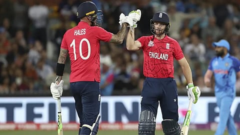 Alex Hales and captain Jos Buttler
