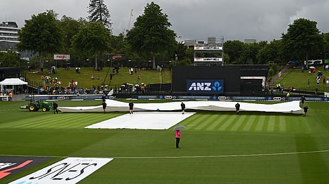 Shubman Gill
batting on 45 & 
Suryakumar Yadav
unbeaten on 34.