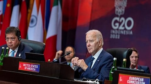 US President Joe Biden attends G20 summit