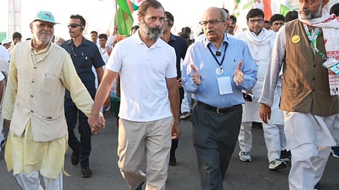 Congress MP started walking at Alladurg in Medak district on Sunday morning