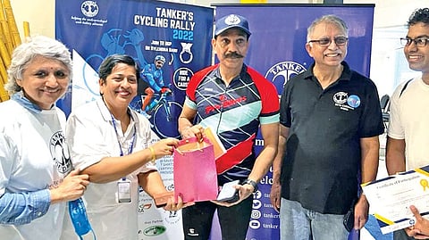 TN DGP pedals 100 km to raise funds