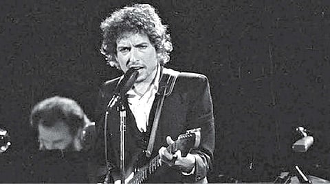 Singer Bob Dylan