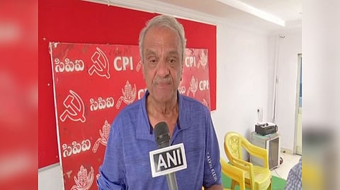 Communist Party of India (CPI) national secretary K Narayana