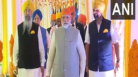 Prime Minister Narendra Modi participated in the 553rd birth anniversary celebration of Guru Nanak