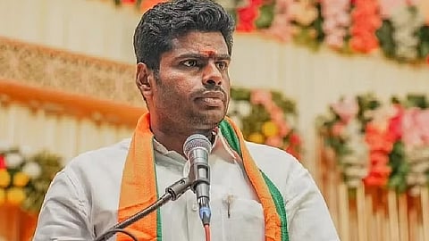 BJP State chief K Annamalai
