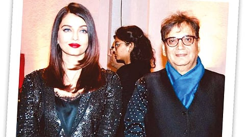 Aishwarya Rai and Subhash Ghai