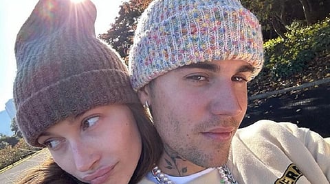 Hailey Bieber with husband Justin Bieber