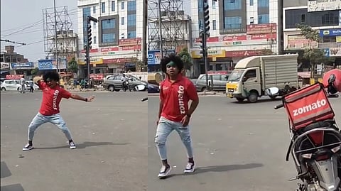 Screengrab from the video