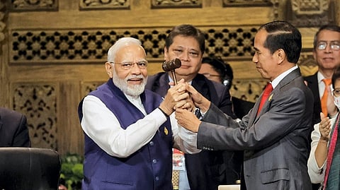 Indonesian President Joko Widodo officially handed over the G20 Presidency to PM Modi