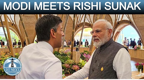 Modi meets Rishi Sunak
