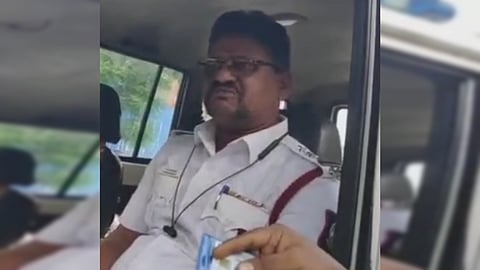 Screengrab from the video