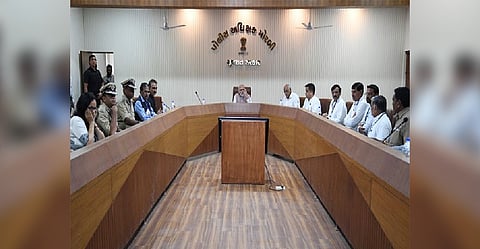 Prime Minister Narendra Modi chaired a high level meeting in Morbi on bridge collapse