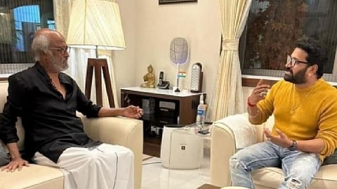 Rajinikanth in conversation with Rishab Shetty