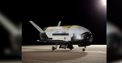 US space plane lands after 908 days in orbit