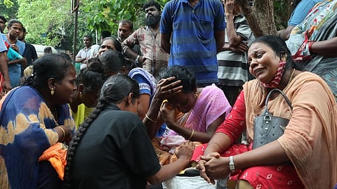 Relative outside Rajiv Gandhi Government General Hospital
