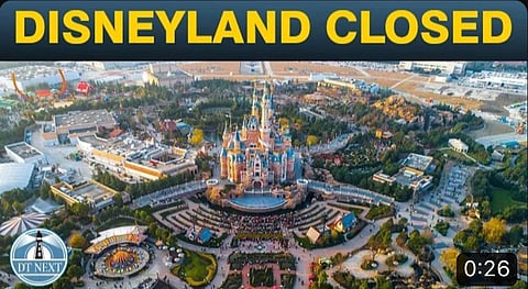 Shanghai's Disneyland closed due to Covid