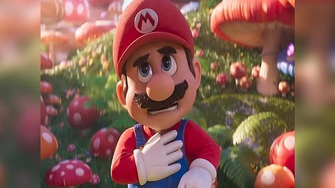 Still from Super Mario Bros' trailer