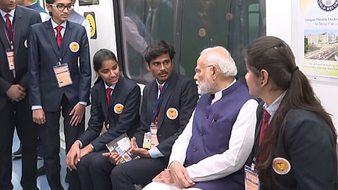 PM Narendra Modi on Sunday inaugurated Phase I of the Nagpur Metro rail project