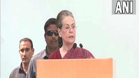 Former Congress President Sonia Gandhi