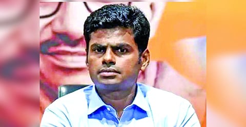 BJP state president K Annamalai