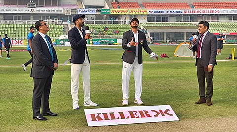 2nd Test: Bangladesh win toss, opt to bat against India