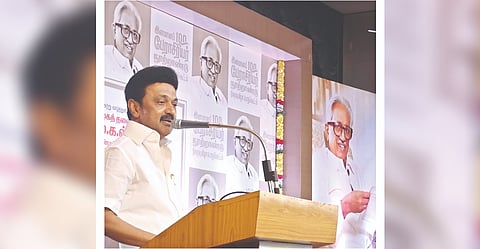 chief minister MK Stalin