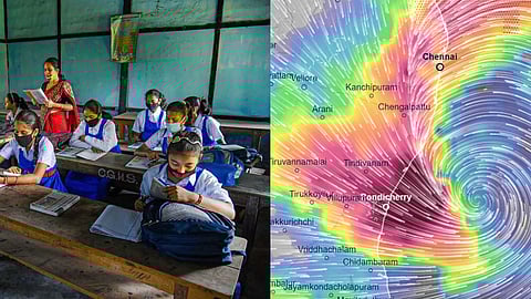Heavy rainfall is predicted over several parts of Tamil Nadu as cyclone 'Mandous' over the Bay of Bengal is expected to cross