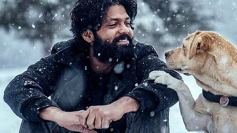 A scene from '777 Charlie'