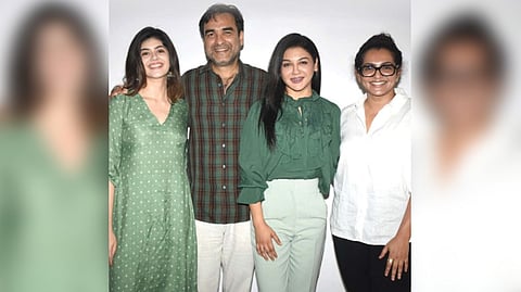 (From left) Sanjana Sanghi, Pankaj Tripathi, Jaya Ahsan, and Parvathy Thiruvothu