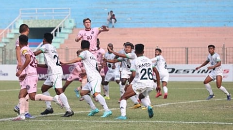 Players on the field