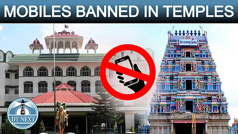 Mobiles banned in temples