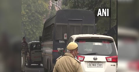 Aaftab Amin Poonawalla arrives outside CBI's CFSL in New Delhi for voice sampling test